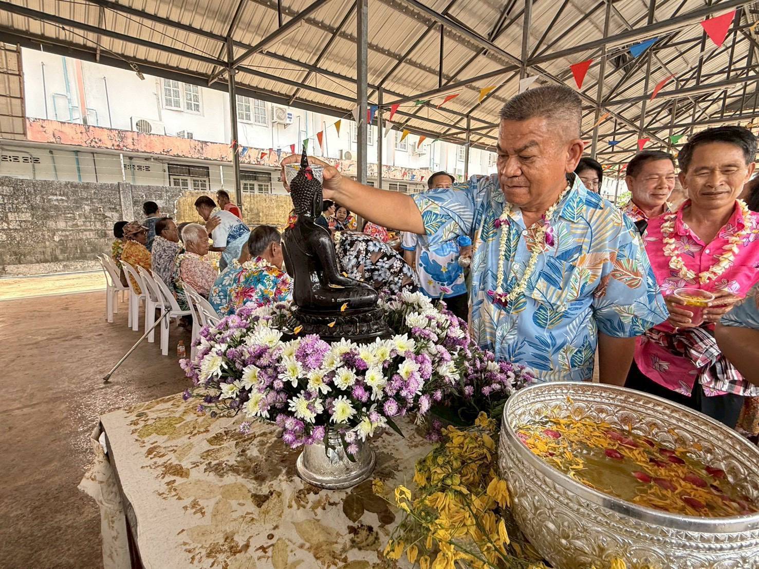 สพอ. ส่องดาว ร่วมสืบสานประเพณีไทย ในกิจกรรมตุ้มโฮม สงกรานต์ พัฒนาชุมชน ปี 2569