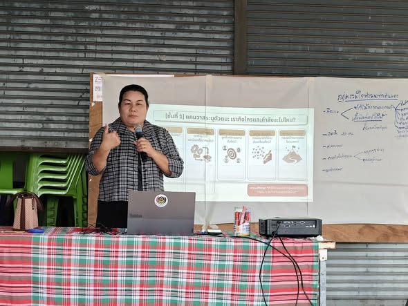 พช.ส่องดาว ดำเนินโครงการ ส่งเสริมและพัฒนาต่อยอด กิจกรรมพัฒนาต่อยอดกลุ่มอาชีพ