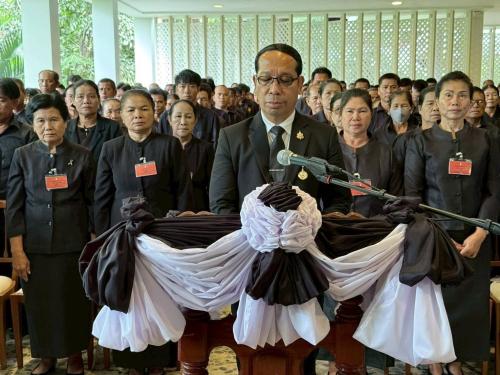 สำนักงานพัฒนาชุมชนอำเภอส่องดาว พร้อมด้วยคณะกรรมการกองทุนแม่ของแผ่นดินอำเภอส่องดาว ร่วมกิจกรรมรวมพลังแห่งความดี เพื่อเสริมสร้างและพัฒนาอุดมการณ์กองทุนแม่ของแผ่นดิน จังหวัดสกลนคร